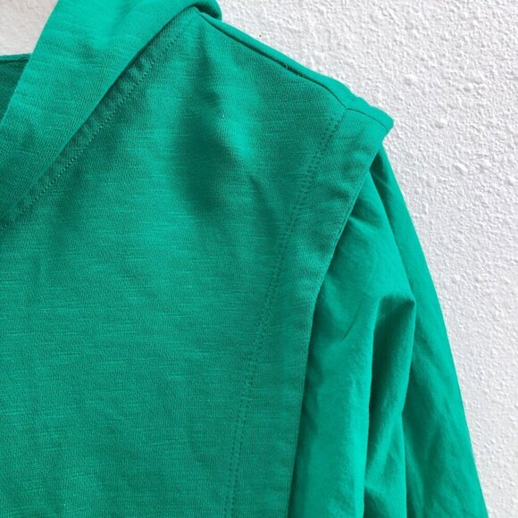 PILCRO By ANTHROPOLOGIE Fabric Mix Hoodie Sweatshirt Oversized Size Small - Picture 8 of 12